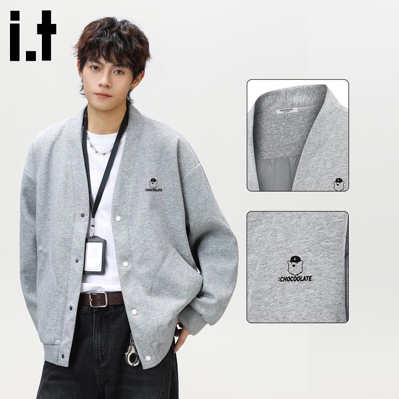 

CHOCOOLATE Men s Retro V-Neck Cardigan Jacket 2XL