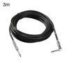 6.35 Electric Guitar Cable Straight To Right Angle Noiseless Audio Cable for Bass Guitar