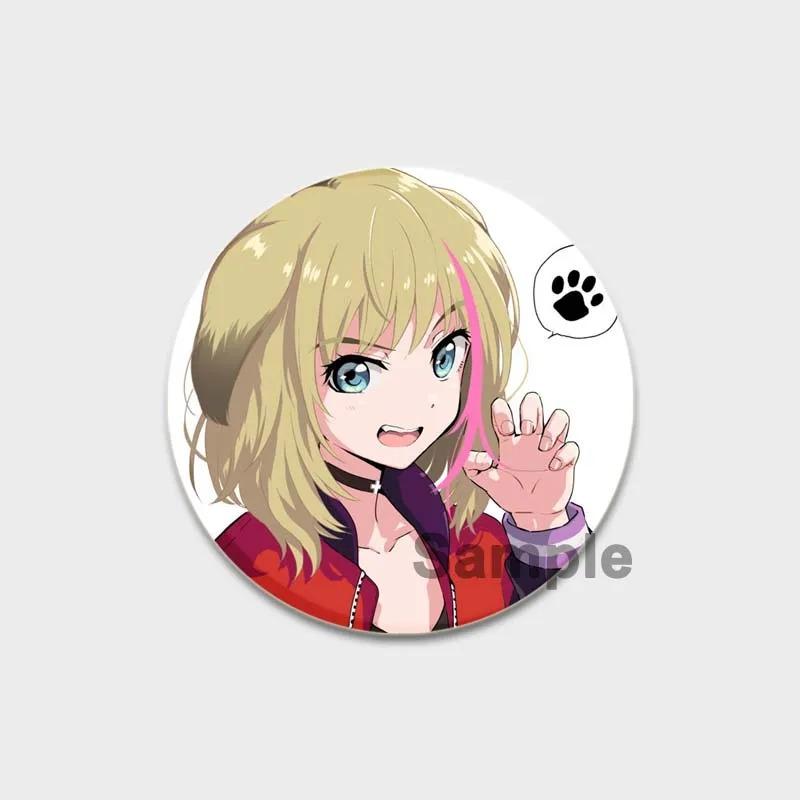 32/44/58MM Wonder Egg Priority Brooches, Cartoon Ohto Ai Cosplay Badge, Anime Brooch, Enamel Pin, Jewelry Accessories, Backpack Decoration