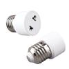 1Pcs Lamp Socket Us/Eu Without Light Practical White E27 Plug Bulb Holder Light Fixture Bulb Base Adapter Diy Accessories