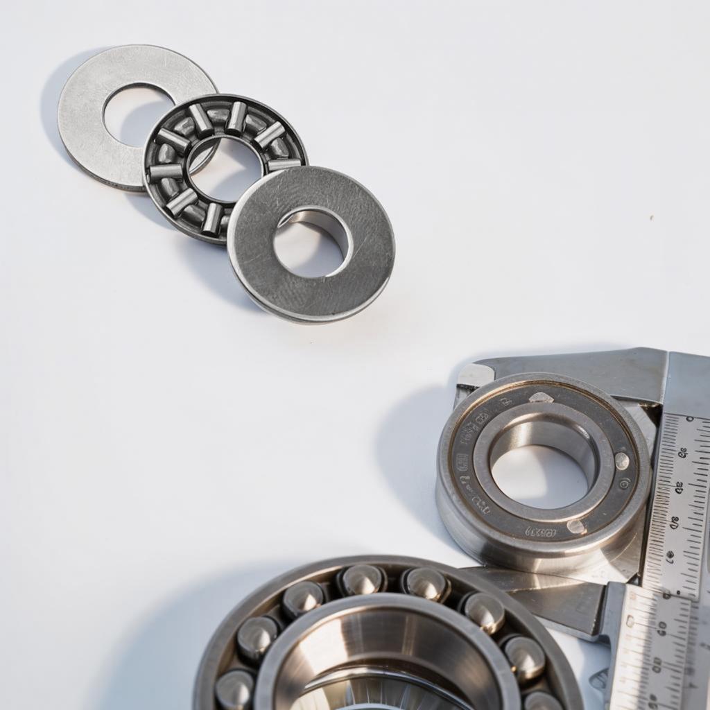 1PCS AXK0819 Needle Roller Thrust Bearings with Washers 8mm x 19mm x 2mm