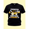 European sizes Children Boys' Summer Fashion T-Shirt "Promoted to Big Brother" Excavator Print Cute Short Sleeve Casual Top