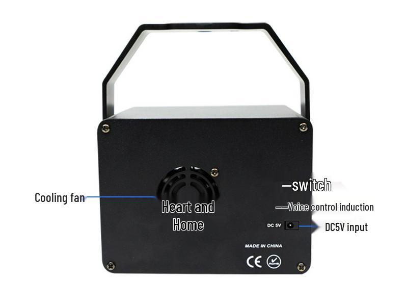 2026 Honeycomb Mini Laser Stage Light: Three-in-One with Dazzling Patterns, Seven-Color KTV and Strobe Effects