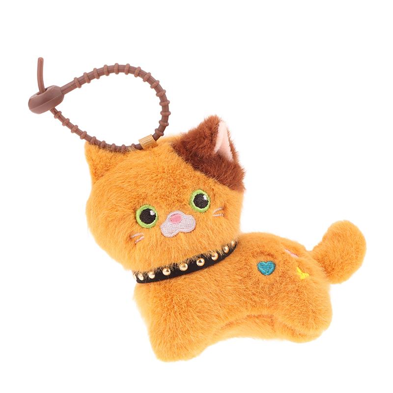 

Милый Плюшевый Брелок в виде Кошки, Мультяшный Котенок, Мягкая Набивная Кукла, Подвеска, Кольцо для Ключей от Машины, Декор для Рюкзака/Сумки, Детский Подарок коричневый