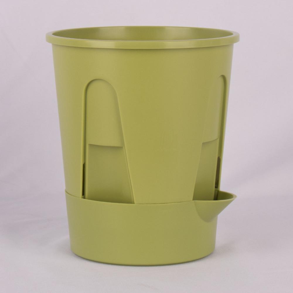 Plastic Self Absorbing Flowerpot Water Storage Tall Drain Holes Breathable Flowerpot Large Capacity Thickened
