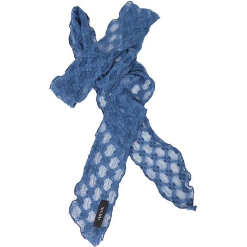 KOOKEESEE Net Lace Scarf (Blue)