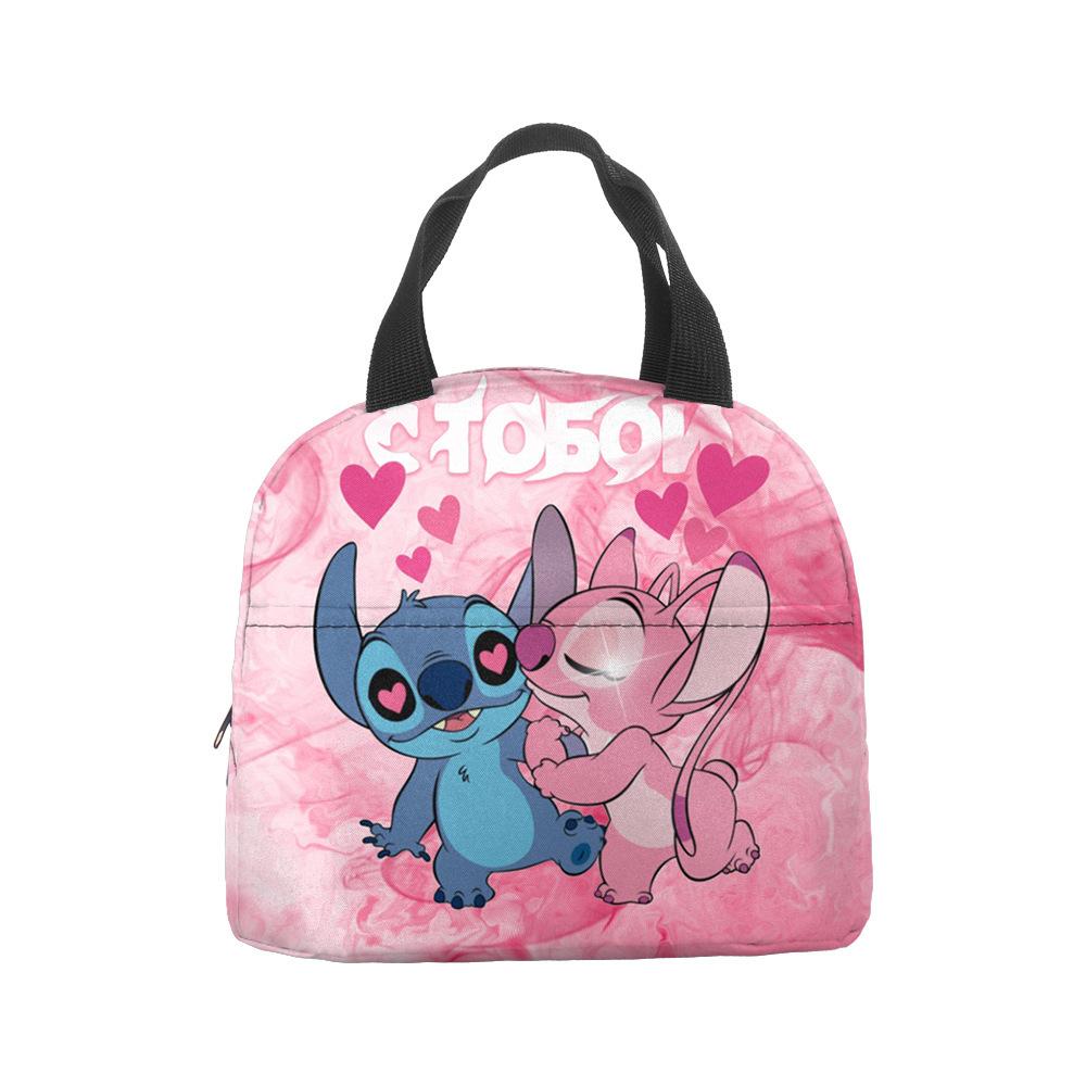 Anime Cartoon Handbag Student Lunch Bag Grades 1-6 Picnic Bag Printed Thermal Insulation Bag Meal Bag