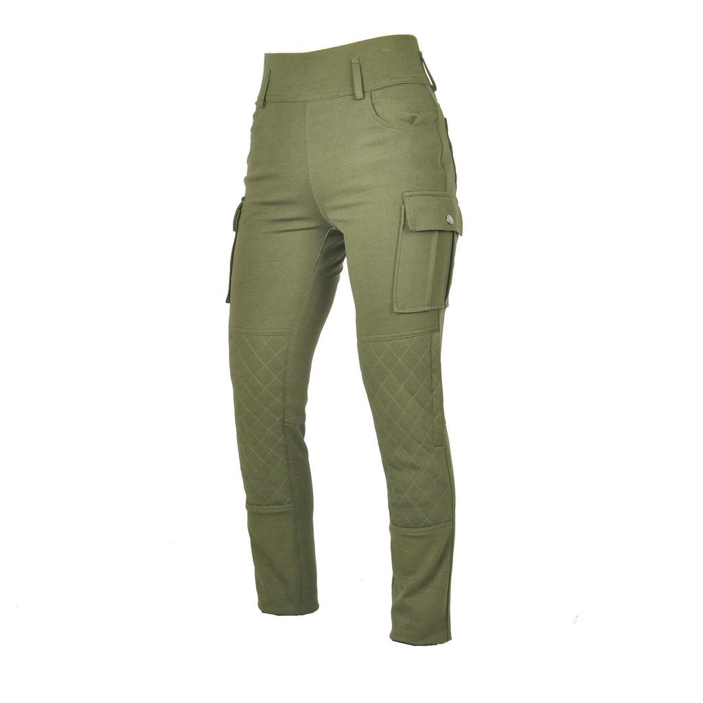 Motorcycle riding pants female rider tooling multi-bag anti-drop, tear-resistant, wear-resistant locomotive pants silicone protective gear