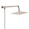 TLXT 8-inch Square Stainless Steel Shower Head with Rod