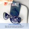 Sunglass Holder for Car Visor,Magnet Sunglasses Holder for car,Leather Car Sunglass Holder,Visor Sunglasses Clip with Storing Glasses Cards