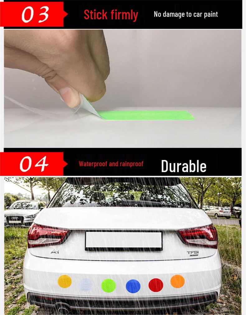 Reflective Anti-Collision Car & Truck Stickers for Night Safety