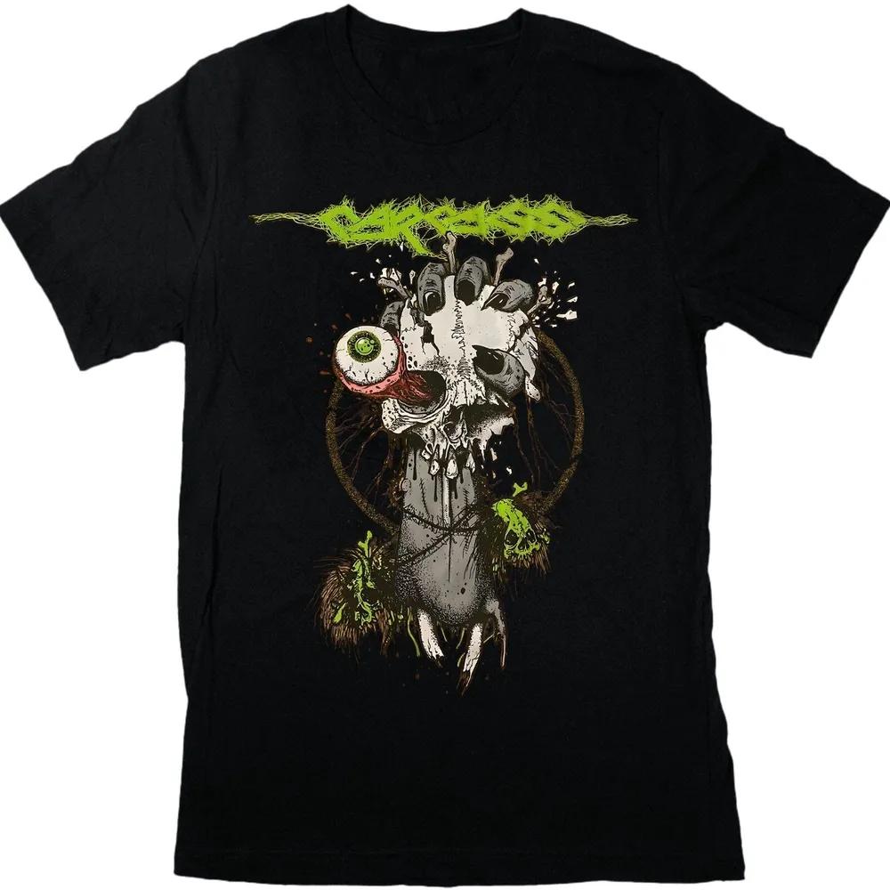 Unisex Short Sleeve Crew Neck Cotton T Shirt Rare Carcass Band XXXXL