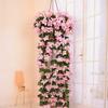 Artificial Plants Wall Hanging Faux Flowers Leaf Vines Garden Decorations