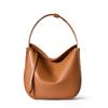 Zency Women Large Brown Bag Soft Leather Fashion Girls Handbag Luxury Designer Shoulder Large Capacity Hobo Bag Satchel 2025