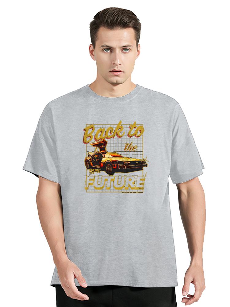 Back To The Future Vintage Car GRAPHIC T-Shirt Men Summer Cotton T Shirt Back To Future Clothing Oversized Tops Tees
