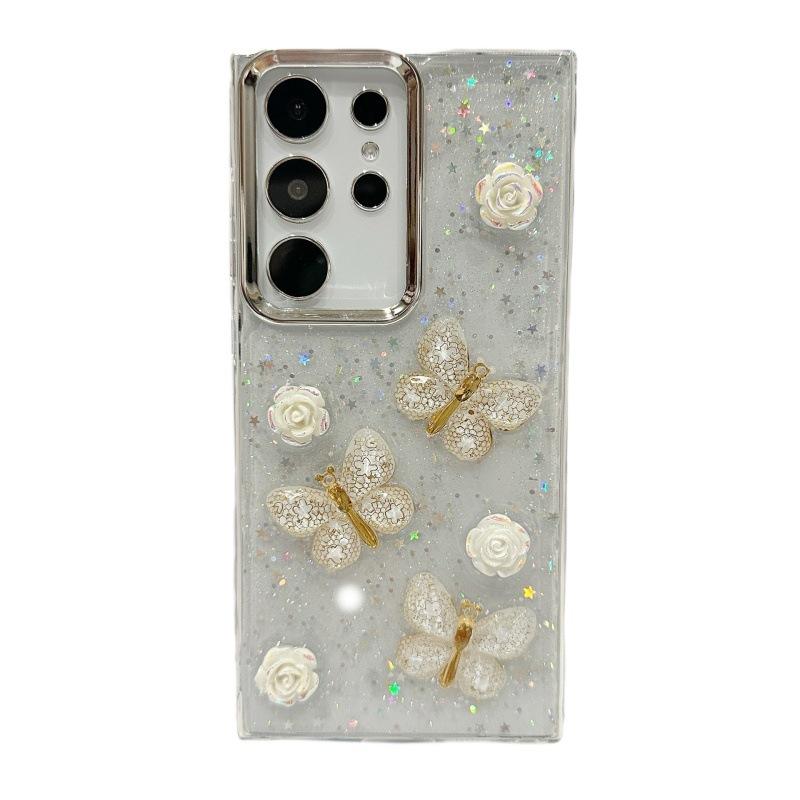 Boutique three-dimensional crystal butterfly mobile phone case Samsung A11/A11/A11/S11 + S11U/S11 protective case