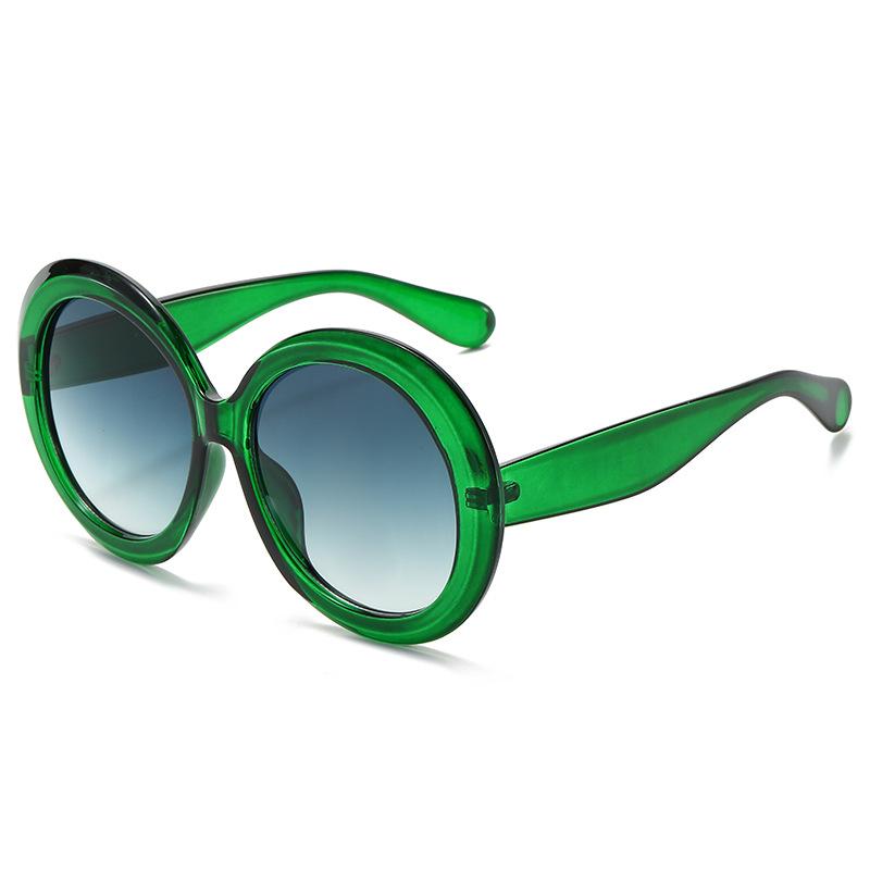 

SHAUNA Vintage Oversized Round Women Sunglasses Fashion Double Color Gradient Shades UV400 Men Trending Punk Sun Glasses