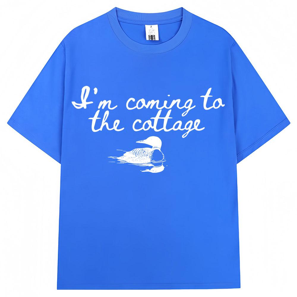 Heated Rivalry Funny Meme Graphic T Shirts Im Coming The Cottage Hollanov Unisex Women Humor Fashion Tshirt Oversized Cotton Tees