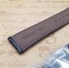 SEIKO leather for mechanical watch blue crocodile embossed leather strap, 20mm, 6R15-02V0 SARG015. Blue/dark band. L0CA014J0