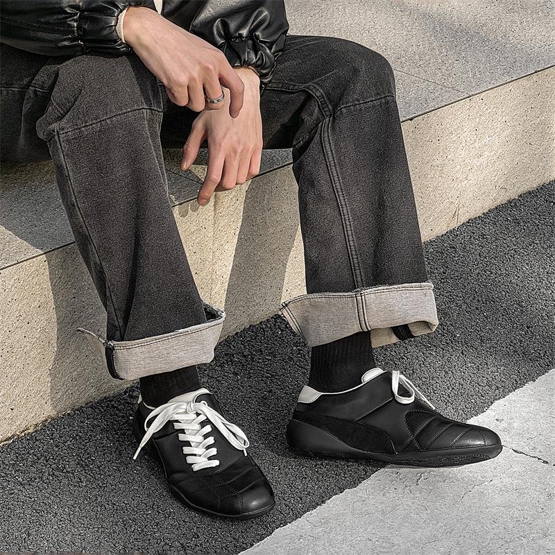 2025 Spring Retro Diagonal Lace-Up Unisex Thick-Soled Casual Sports Shoes