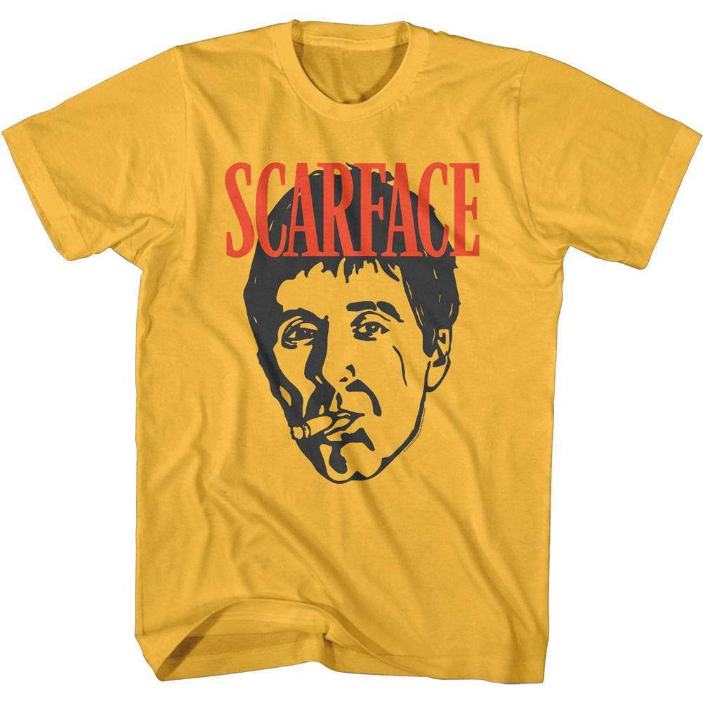 Scarface Tony Montana Cigar Face Men T Shirt XL
