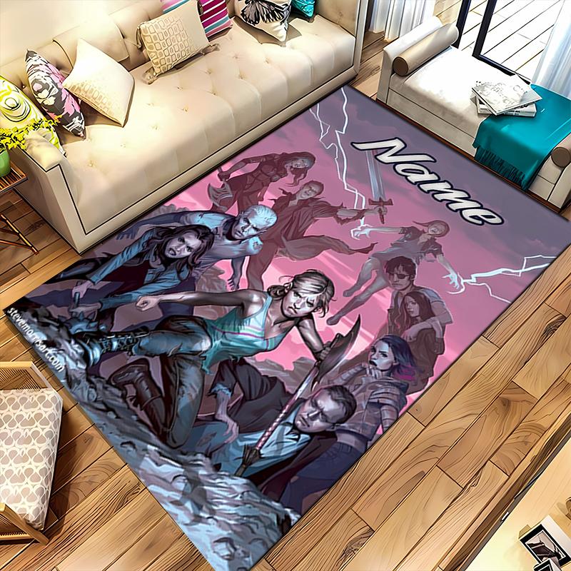Custom personalization Buffy the Vampire Slayer Area Rug - Perfect For Kitchen, Bathroom,Laundry Room Decor Large Size Available,Gift All Seasons