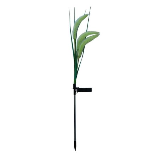 Solar Foxtail Light LED Foxtail Grass Solar-Powered Garden Light Decorative Light-up Foxtail Plant for Outdoor Yard Patio Lawn 1pc