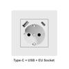 EU-Standard Weißer Kunststoff Panel Strom 250V 16A Retro-Stil Langlebig Haus Elektrisch Doppel Französisch 2P+T Stecker Steckdosen 82mm*145mm Schalter Hersteller