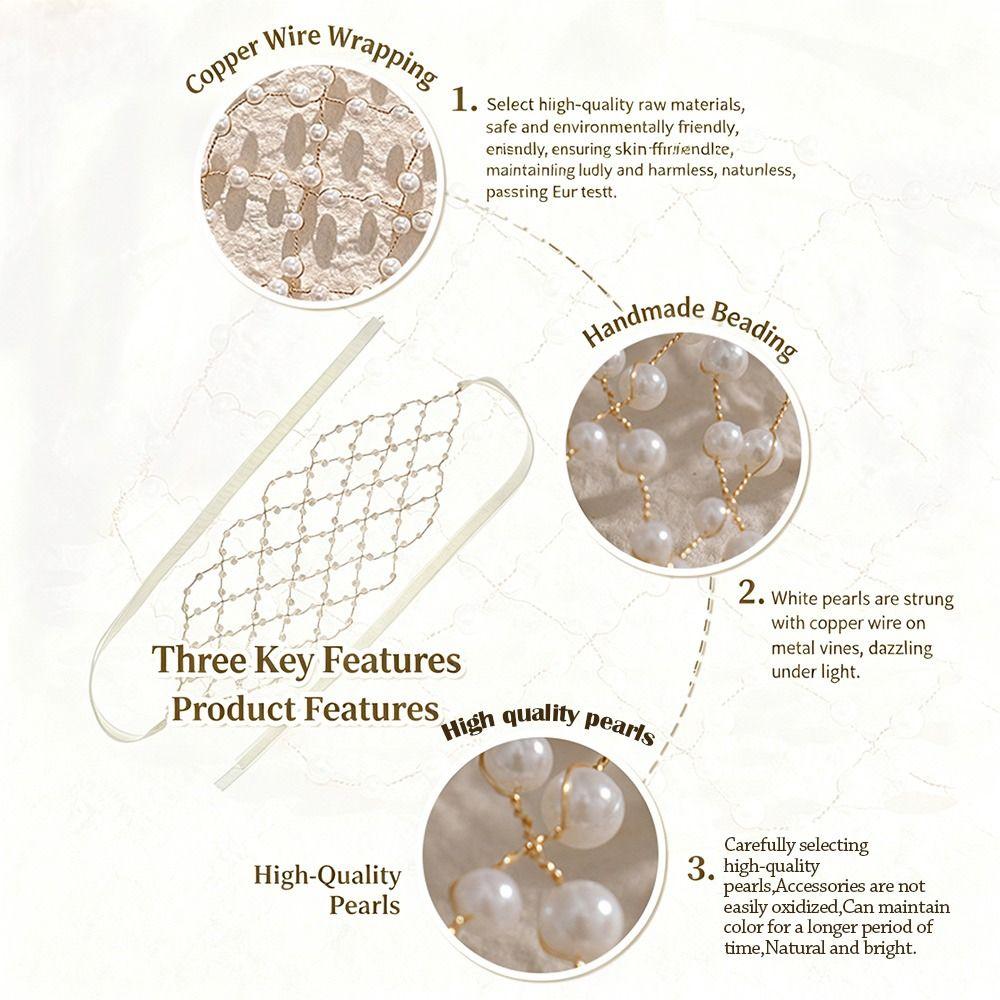 Exquisite Rhinestone Hair Band Net Shape Hair Hoop Fashion Hair Ornaments Women