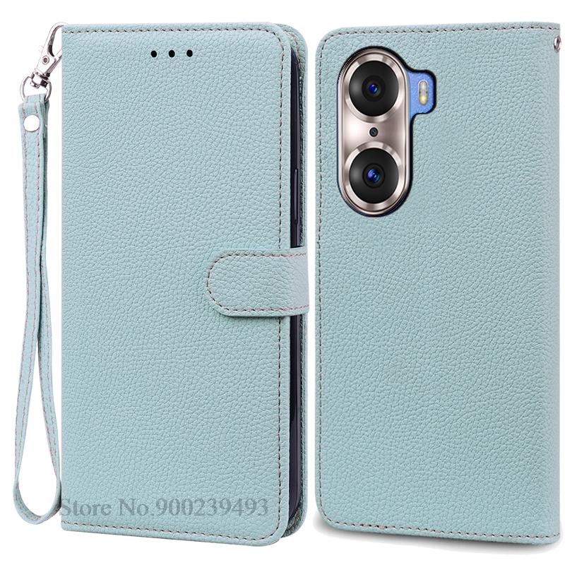 For Honor 60 Pro Case Honor 60 Case Silicone Soft Leather Flip Case For Honor 60 Pro Wallet Cover Phone Fundas Coque