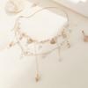 Beach Vacation Conch Scallop Shell Tassel Waist Chains for Women Bohemian Imitation Pearl Beaded Chain Sexy Bikini Body Jewelry
