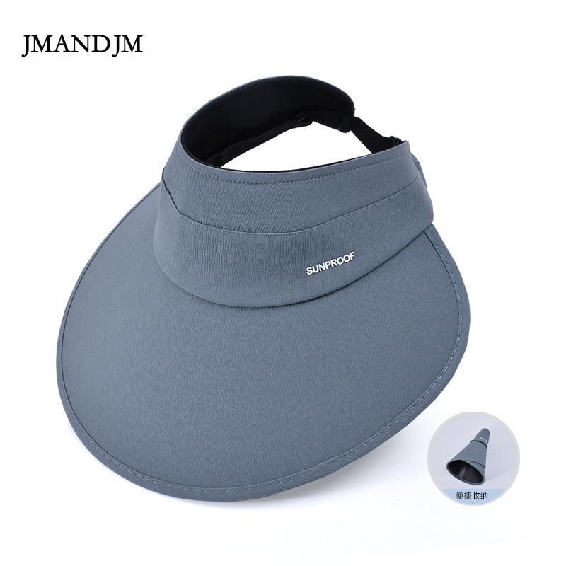 Sommer Vinyl Hut mit breiter Krempe Sonnenschutz Sonnenhut Kinder Outdoor Mode vielseitig koreanische Version faltbar leerer Oberteil Sonnenhut