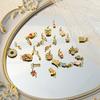 Diy Accessories Pendant Earrings Pendant Cartoon Rabbit Strawberry Cherry Milk Carton Necklace