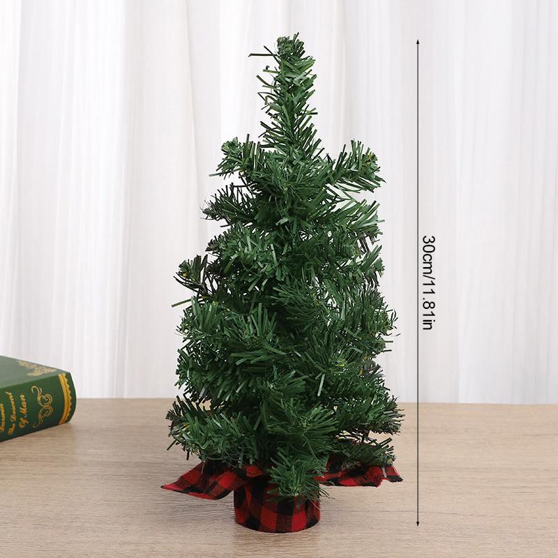 15-30cm Artificial Mini Christmas Tree Pine Needle Branches for Christmas Home Tabletop Fireplace Decoration 2026 New Year Gifts