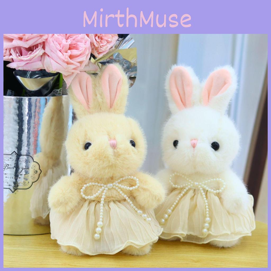 Tulle Skirt Wear Rabbit Plush Toy Cartoon Stuffed Animal Doll Kids Birthday Gift