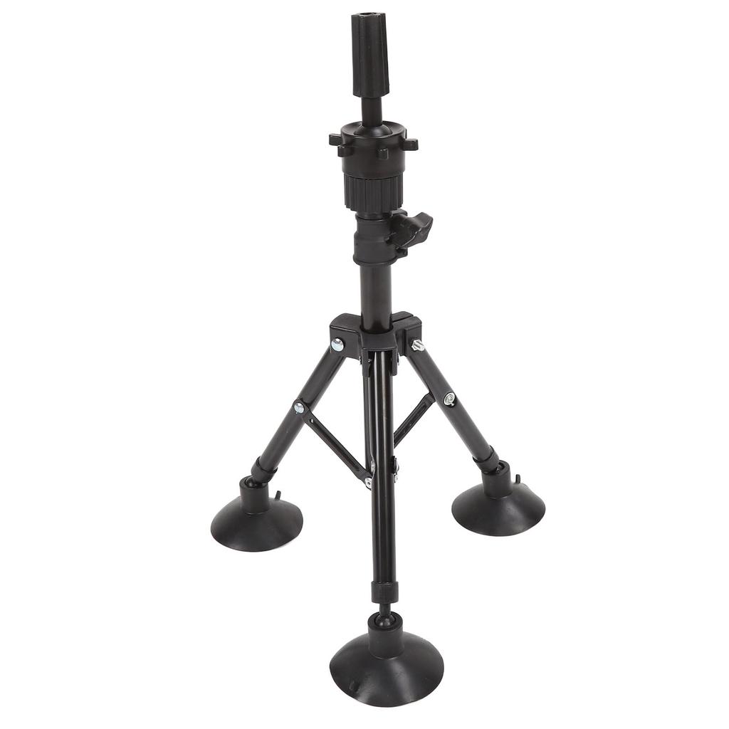 Mannequin Head Stand Adjustable Wig Tripod for Cosmetology Hairdressing Training Support