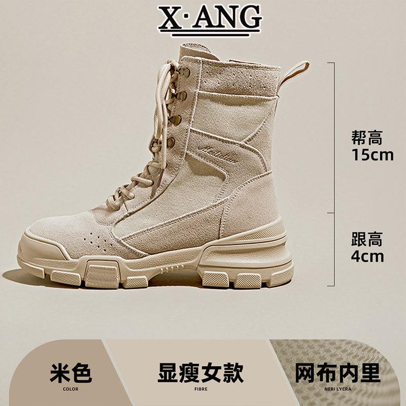 

Холщовые ботинки Мартин женские ботинки-дезерты 2025 новая осень уличная обувь для хайкинга платформа рабочие ботинки детские 40