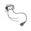 DC12V 24V Steps Down To 5V 3A USB Power Converter USB Car Charger Compatible for Electronics Charging Needs 13cm Input