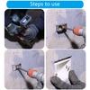 Professional Electrical Box Puncher with Square Shank Square Hole Punching Slotting Tool For Quick Socket Installation
