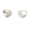 Les Trésors De Lily [K6410] - Silver 'Love' Earrings