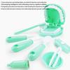 Simulated dentist set, playing house doctor toy, early education toy, simulated oral brushing and filling toy, 9-piece set