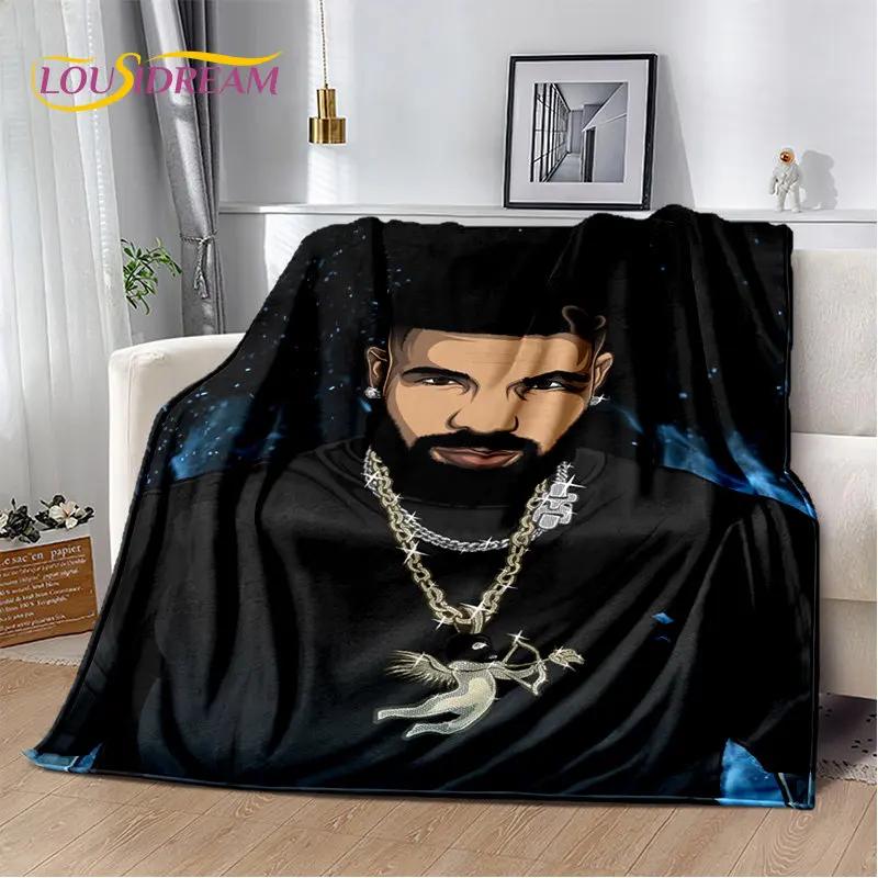 Hip Hop Art Rapper Legend Star Soft Plush Blanket,Flannel Blanket Throw Blanket for Living Room Bedroom Bed Sofa Picnic Cover 3D