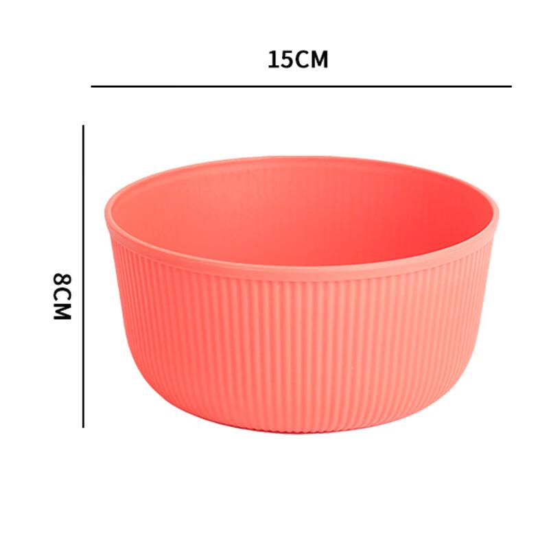 

ZISIZ Eco-Friendly Wheat Straw Plastic Bowls (10-Pack)