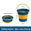 Portable Foldable Car Wash Bucket: Outdoor, Thickened, Multipurpose for Cars, Fishing, Household, and Foot Washing.