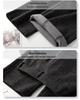 Unisex High-Waisted Gray Wool Sweatpants for Kids, Winter 2025: Thick Wide-Leg Petite Fit