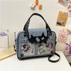 Y2K Star Itabag Lolita Transparent Pocket Crossbody Bag Women DIY Display Shoulder Handbag