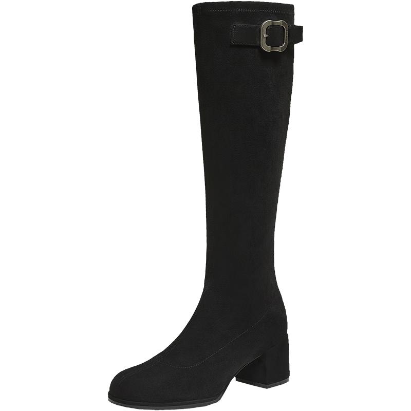 TATA Women s Retro Slimming Long Boots 35