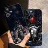 Cartoon Astronaut Art Funda Phone Cover Case for Apple iPhone 17 Pro Max Air 14 13 11 16 XR XS MAX 12 15 Pro 7 8