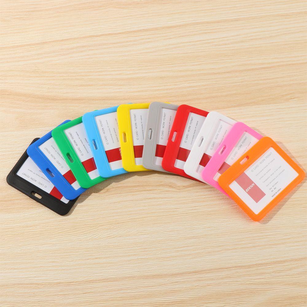 Two sided Transparent Protective Case Waterproof Card Protector Protective Sleeve Vaccination Record Card ID Card Holder
