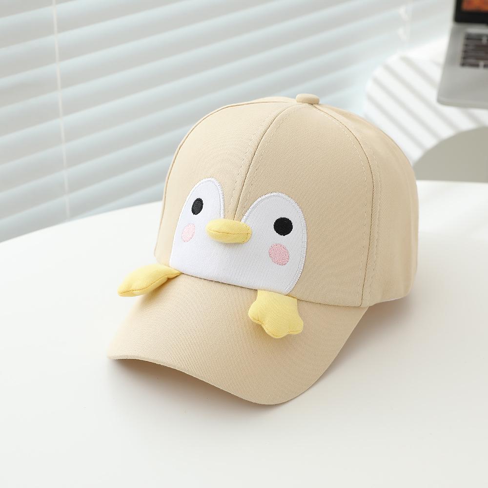 

2026 Spring Summer New Children Hat 52cm 3-8 Years Cartoon Penguin Fashion Kids Baseball Cap Sun Hat for Boys Girls Sea Paly 52Cm&3-8 years хаки